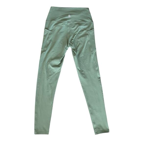 BuffBunny Women’s Luna High Waisted Sage Green Compression Leggings Size Small - Picture 6 of 9